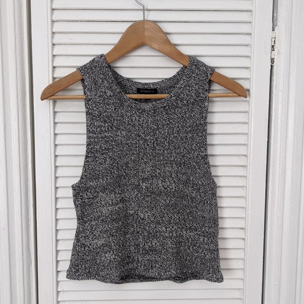 Knitted crop top